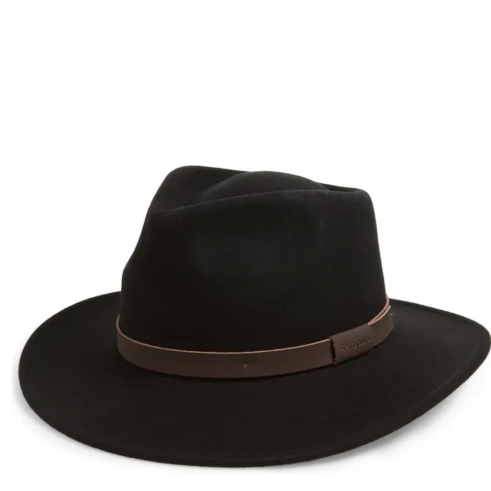 BARBOUR Bushman Fedora in Black